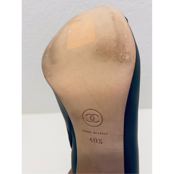 Chanel Gray and Black Short Booties - Picture 10 of 11